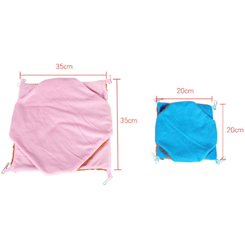Winter Pet Hammock Double Layer Thick Plush Nest