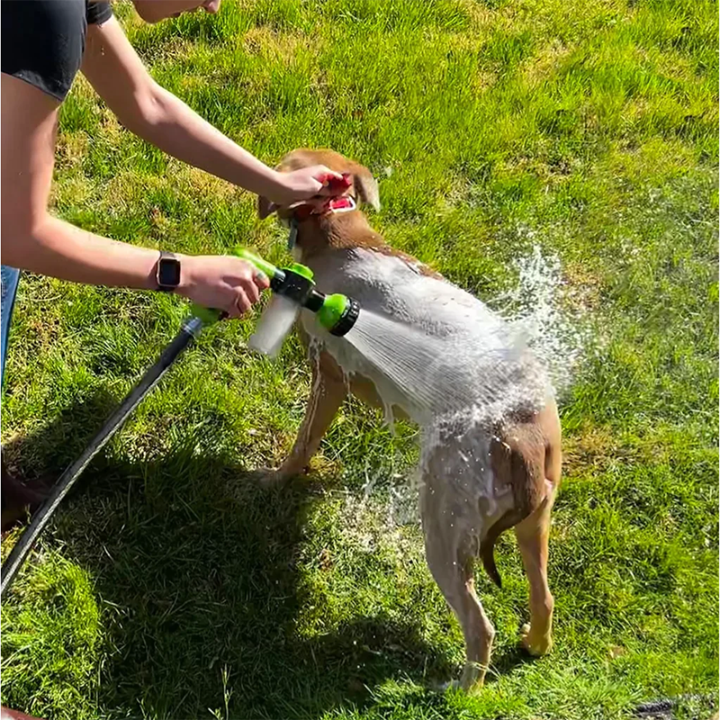 High-pressure Sprayer Nozzle Hose dog shower Gun 3 Mode Adjustable Water Foam Soap Sprayer