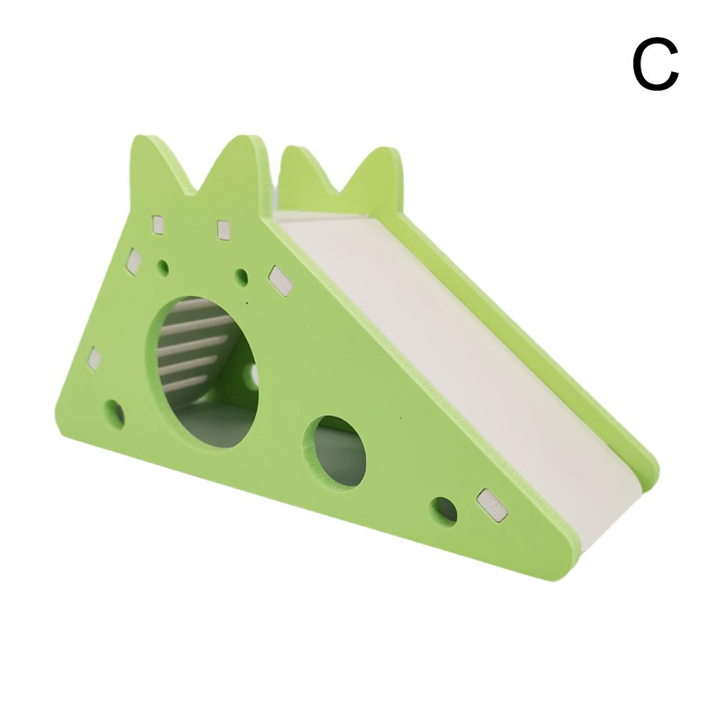 Hamster Slide For Small Fur Babies House Villa Cage Ladder Exercise