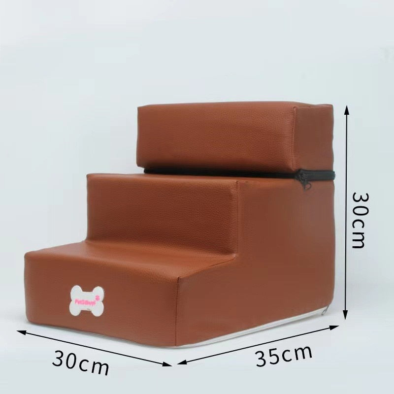 Dog Stairs 3 Steps Stairs for Small Dog or Cat Anti-slip Removable
