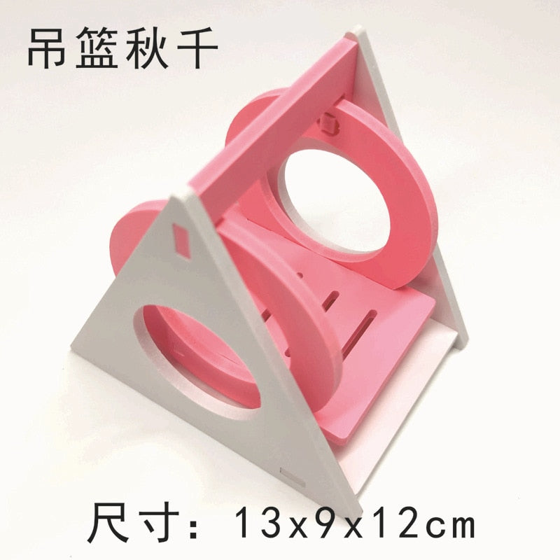 Rodent House And Climbing Accessories(Suitable for all cages)