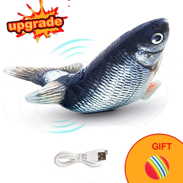 Interactive Electronic Floppy Fish Toys for Dogs