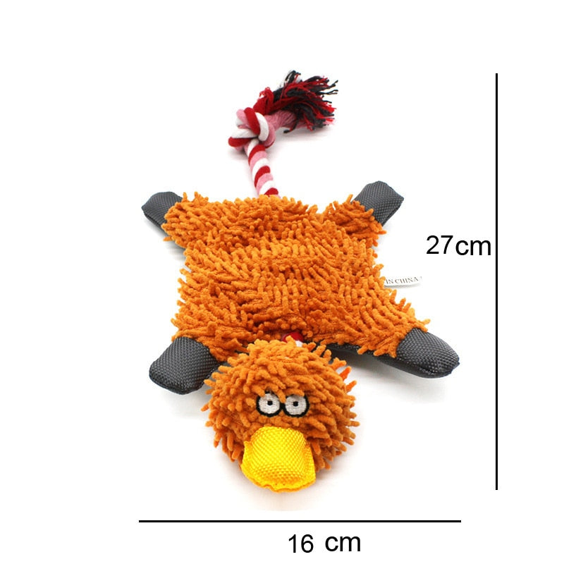 Funny Toy Animal Chews For Dogs and Puppies with Squeaker