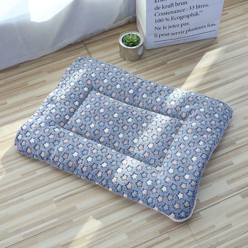 Soft Bed Mats Short Plush Pet Sleeping Bed Mats for Cats & Small Dogs