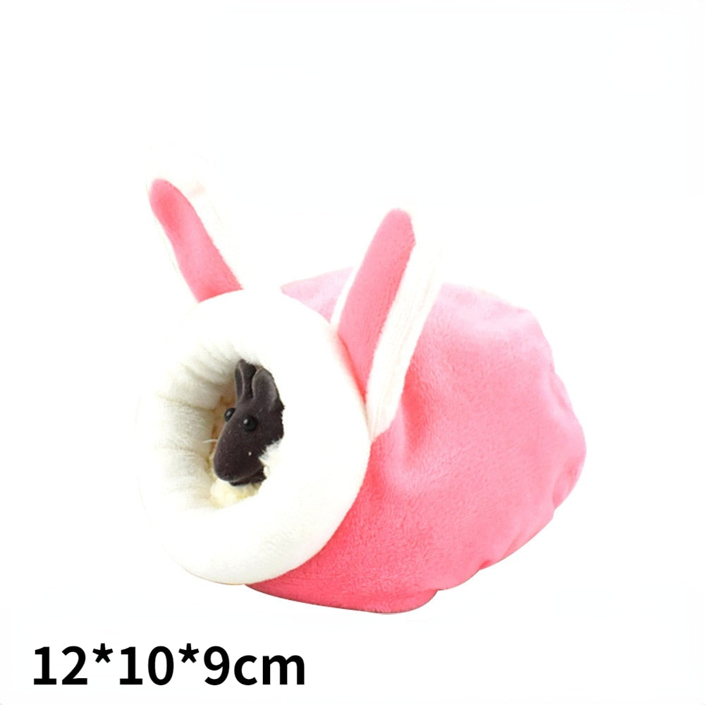 Soft Warm Bed House Hanging Nest & Mat for Hamsters and Other Small Rodents