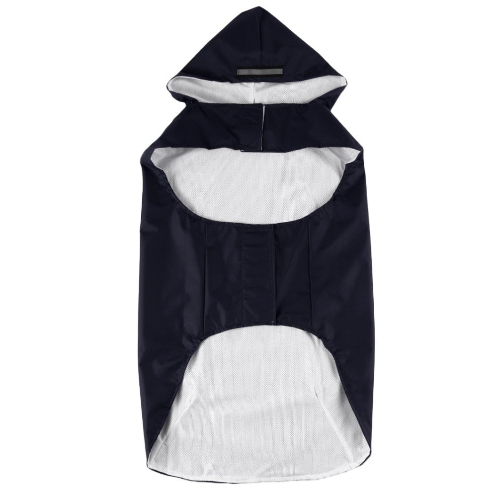 Dogs Waterproof Jacket with with Reflective Stripe