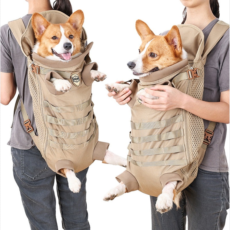 Front Dog Backpack Designer Shoulder Carrier Bag For Hiking Outdoors & Traveling