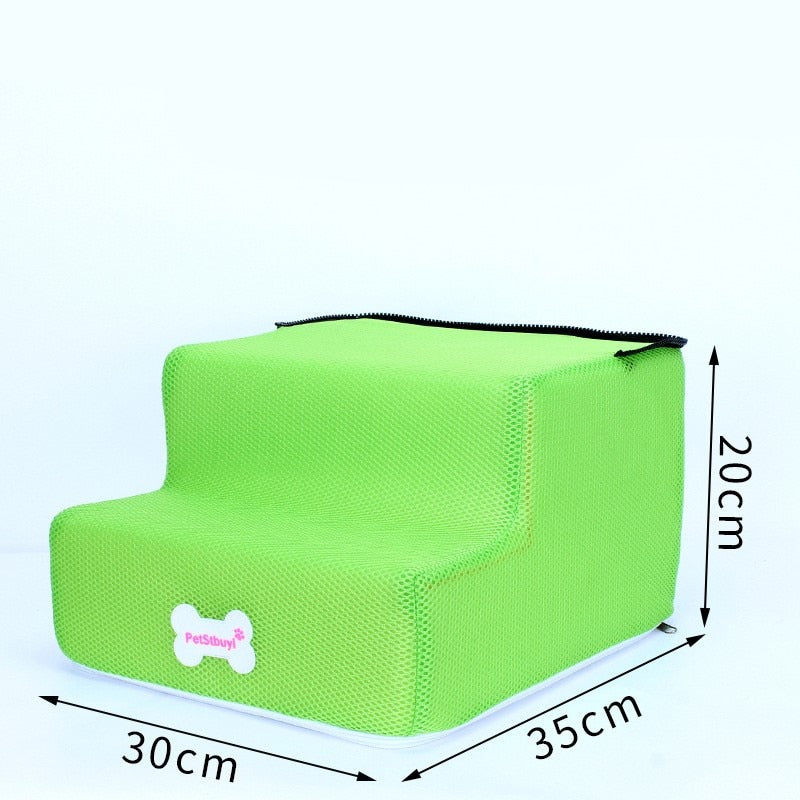 Dog Stairs 3 Steps Stairs for Small Dog or Cat Anti-slip Removable