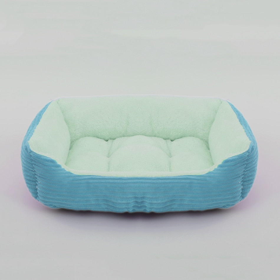 Plush Medium/Small Dog Calming Dog Bed