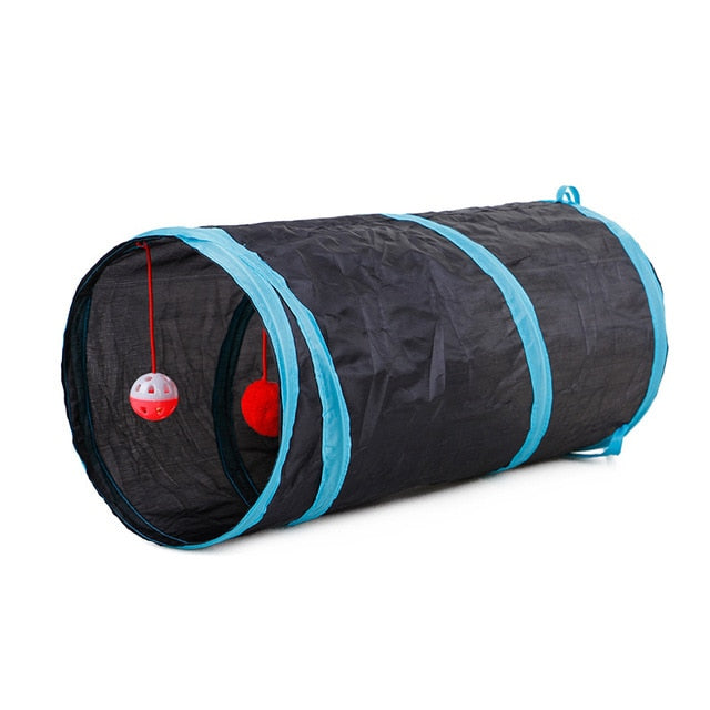 Cats Fold-able Tunnel Interactive Fun Toy