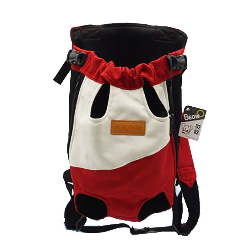 Mesh Dog Carrier Adjustable Backpack Breathable Outdoor Travel