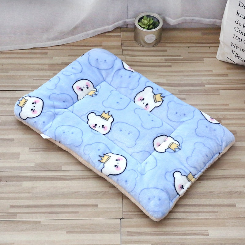 Soft Bed Mats Short Plush Pet Sleeping Bed Mats for Cats & Small Dogs