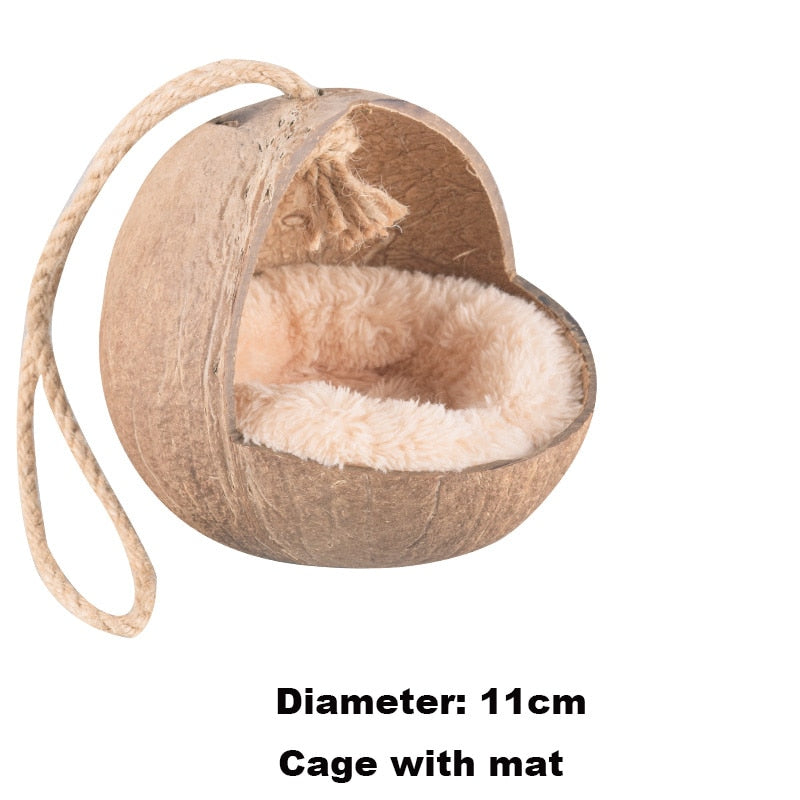 Natural Small Pet Coconut Nests