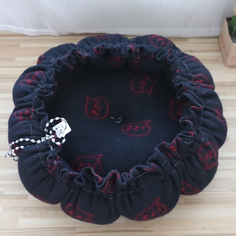 Round Cat Bed Cushion Warm Washable Sofa Soft for Sleeping
