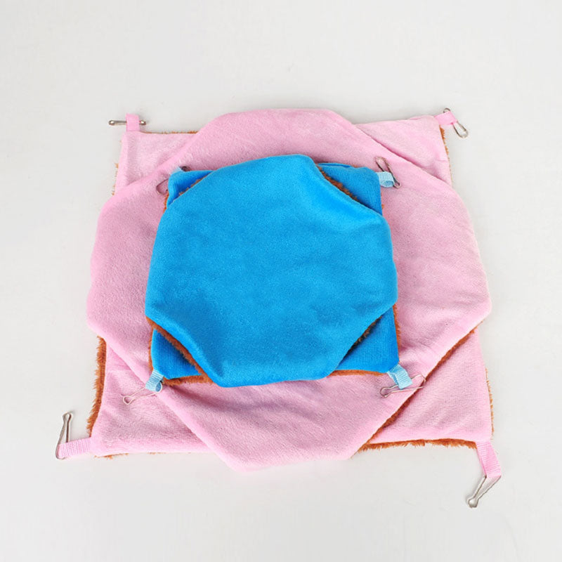 Winter Pet Hammock Double Layer Thick Plush Nest