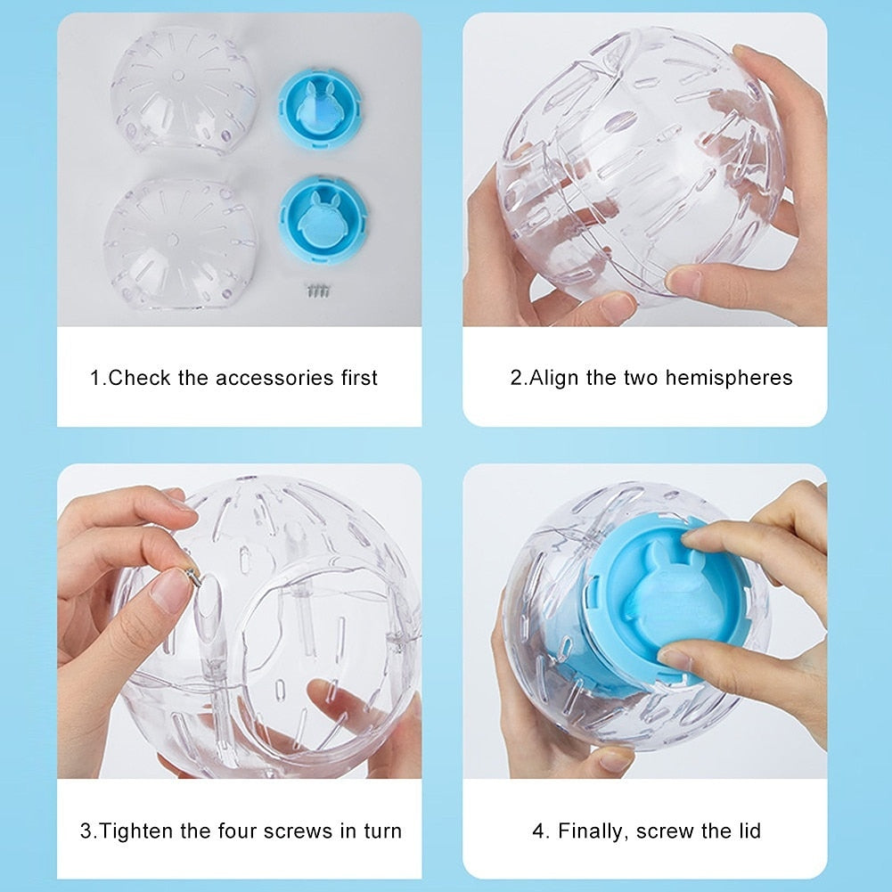Plastic Exercise Ball For Hamster And Other Small Rodents