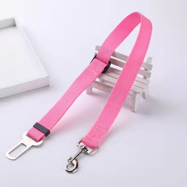Dog Lead Car Seat Belt Adjustable Safety Travel Clip