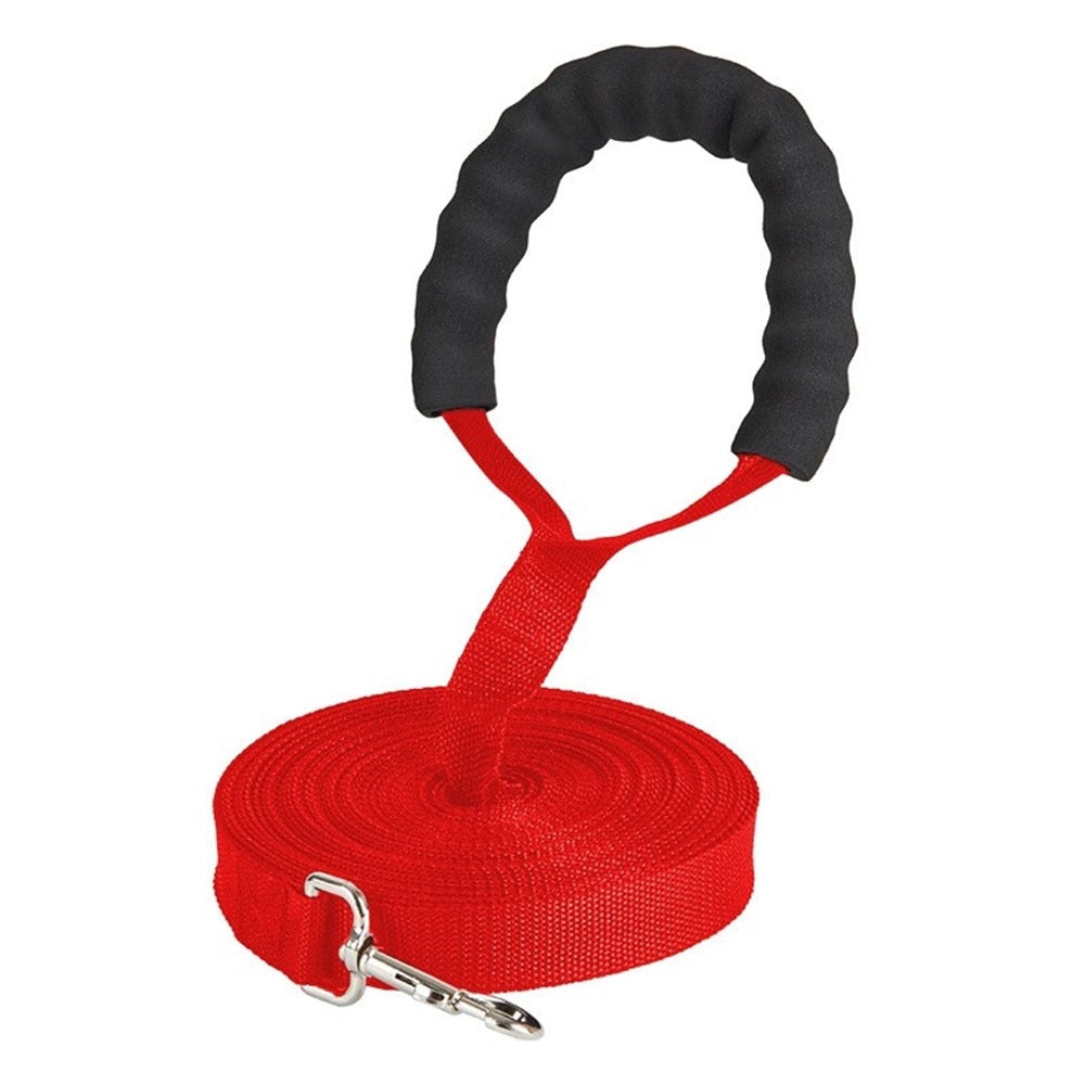 Long Dog Lead with or without Comfortable Sponge Handle
