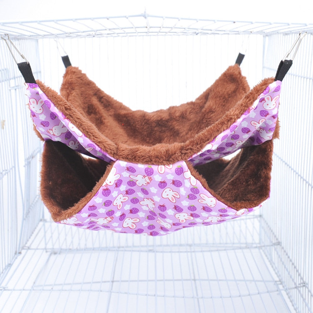 Winter Pet Hammock Double Layer Thick Plush Nest