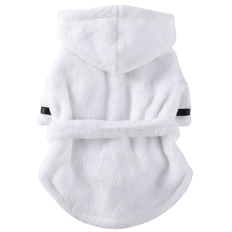Dog Bathrobe Soft Drying Toweling