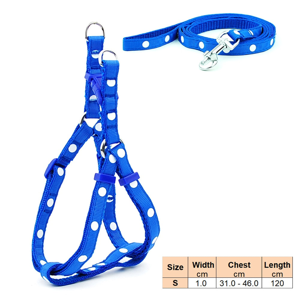 Dog Harness and Lead Adjustable Collar
