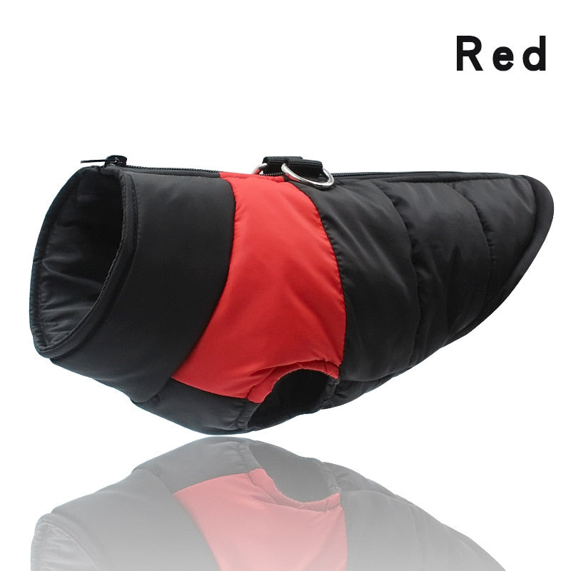 Waterproof Dog & Puppy Vest Jacket Winter Warm Padded Vest with Zipper