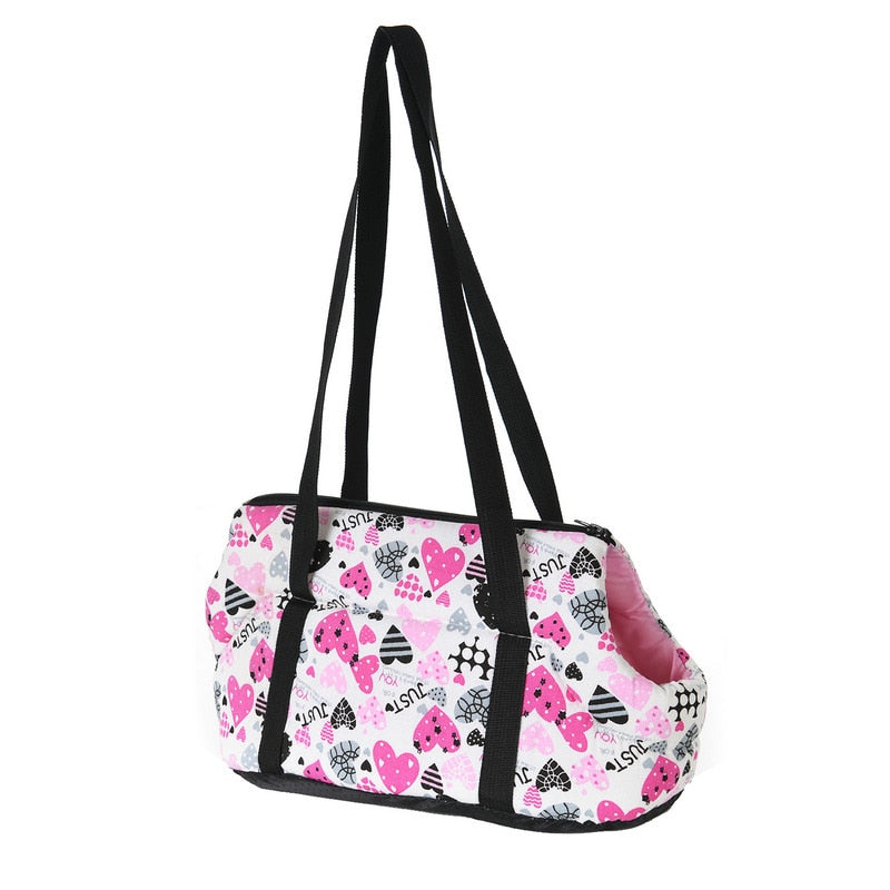 Pet Carrier For Small Dogs Cats Warm Fleece Bag for Outdoor Travel