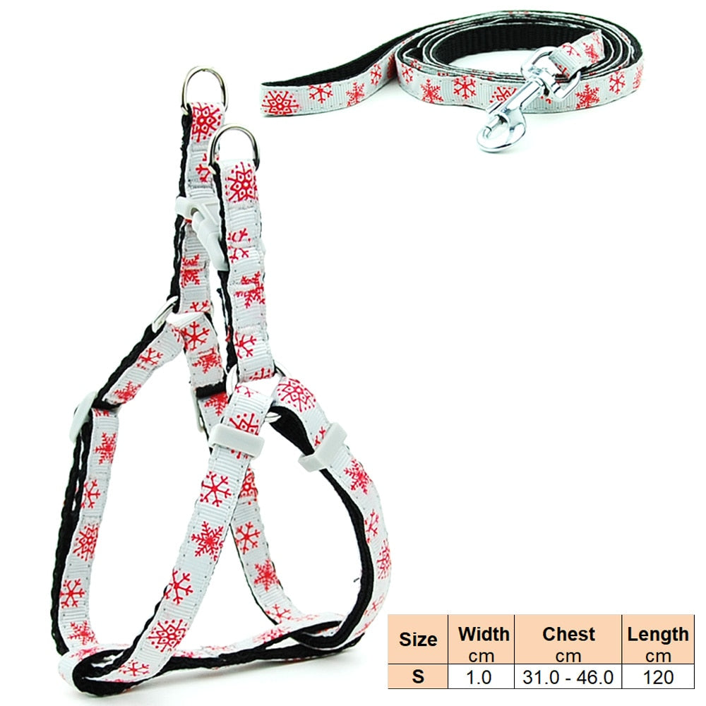 Dog Harness and Lead Adjustable Collar