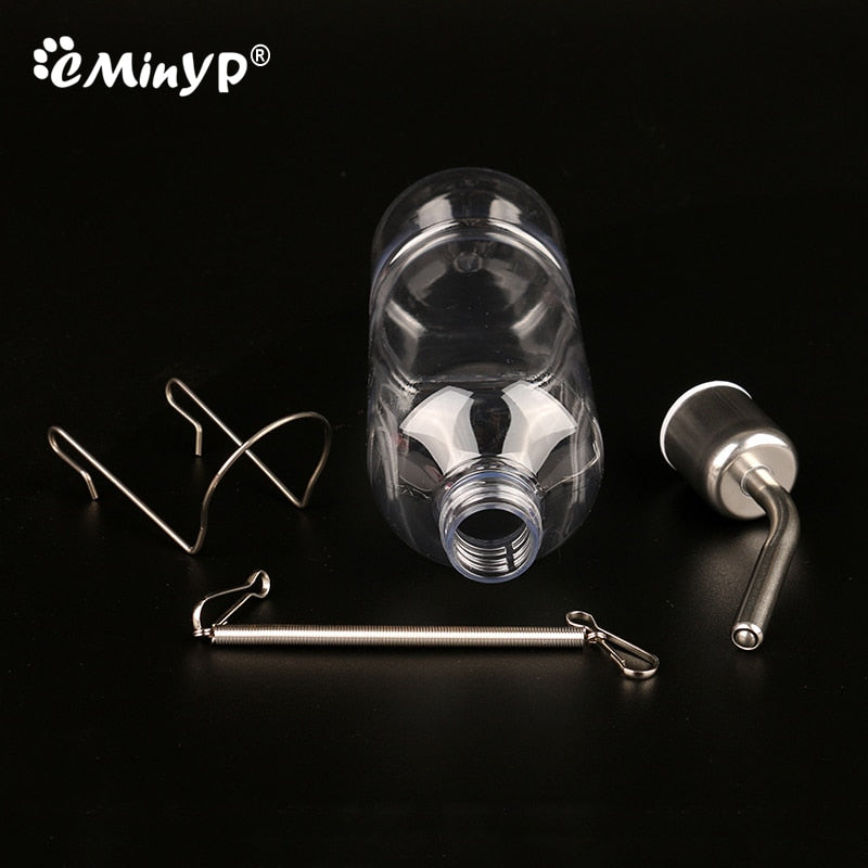 Rodent Water Bottle With Steel Bracket(Available in multiple sizes: 180ML-350ML)