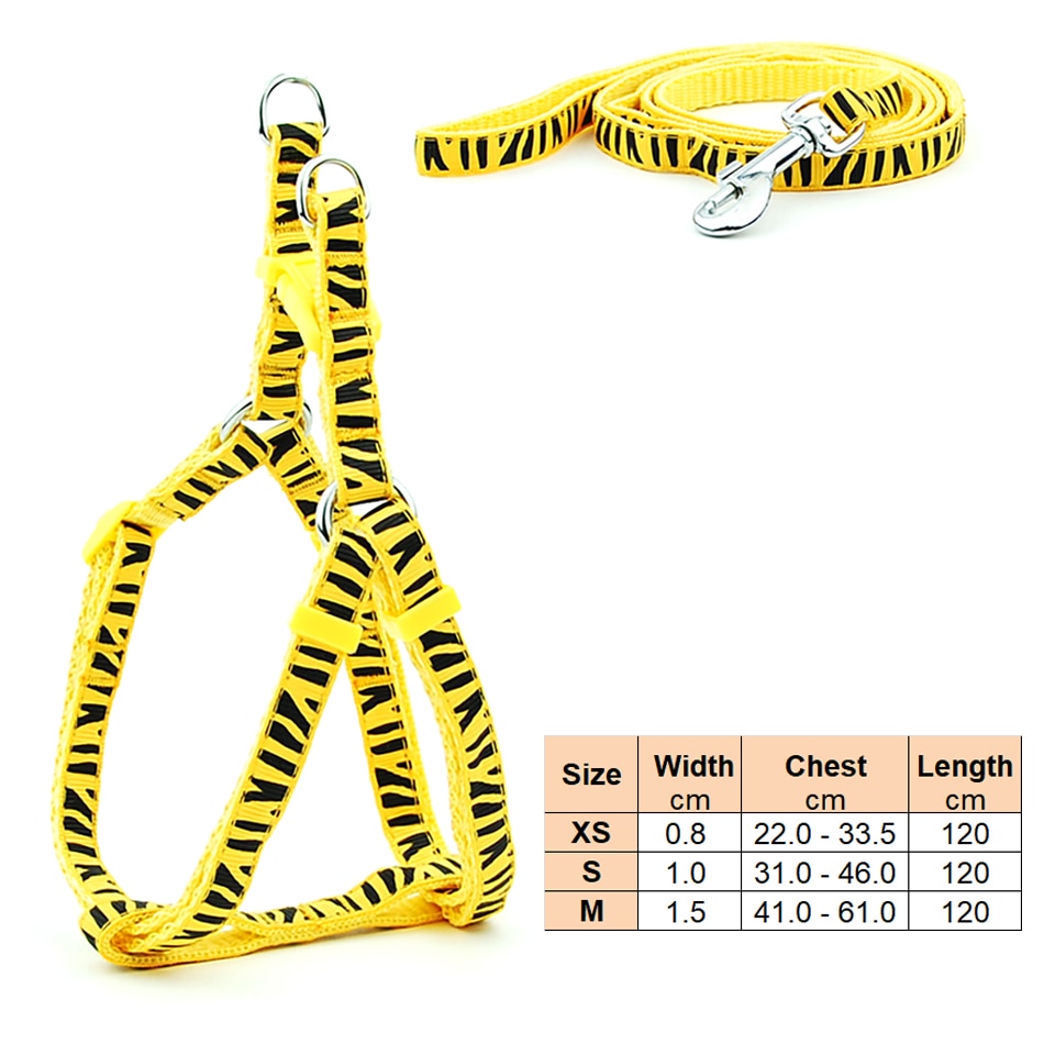 Small Dog Harness & Lead Adjustable