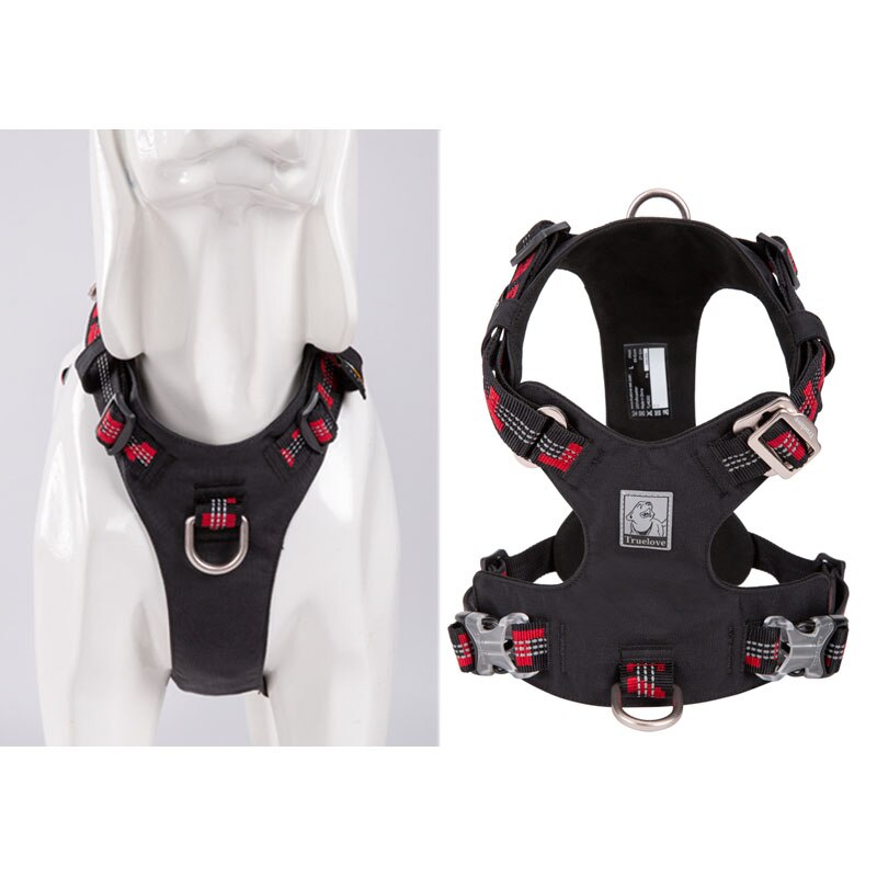 Truelove Waterproof Dog Harness Lightweight Breathable Reflective Pet Harness For Dog Small Large Safety Outdoor Training Vest