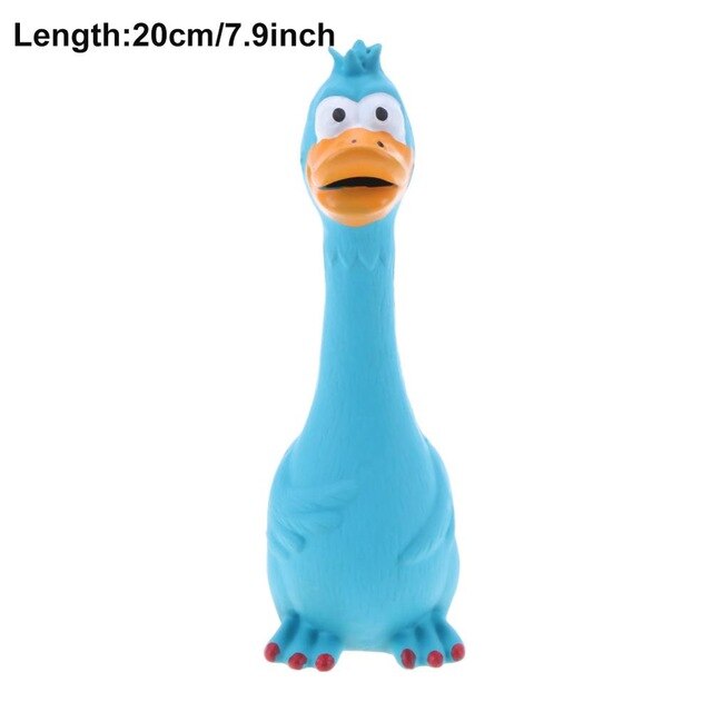 Screaming Chicken Squeeze Sound Toy Dog with Squeaker Chew