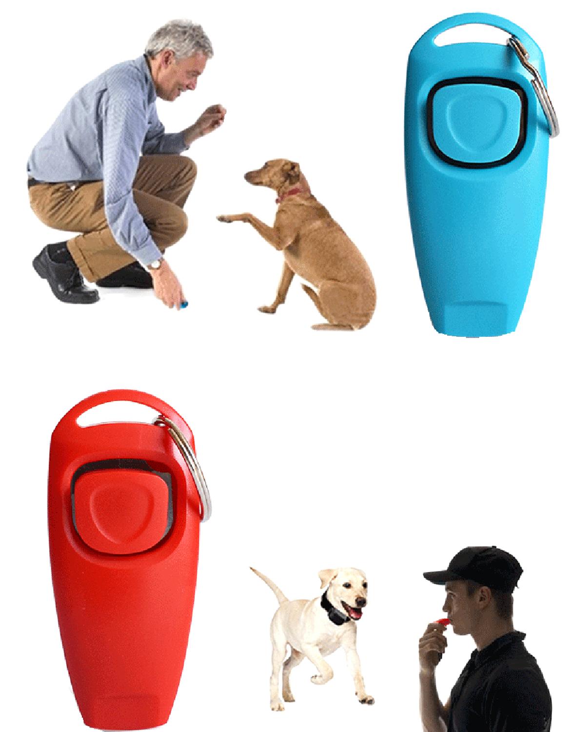 Dog Whistle And Clicker Puppy Training Aid Tool