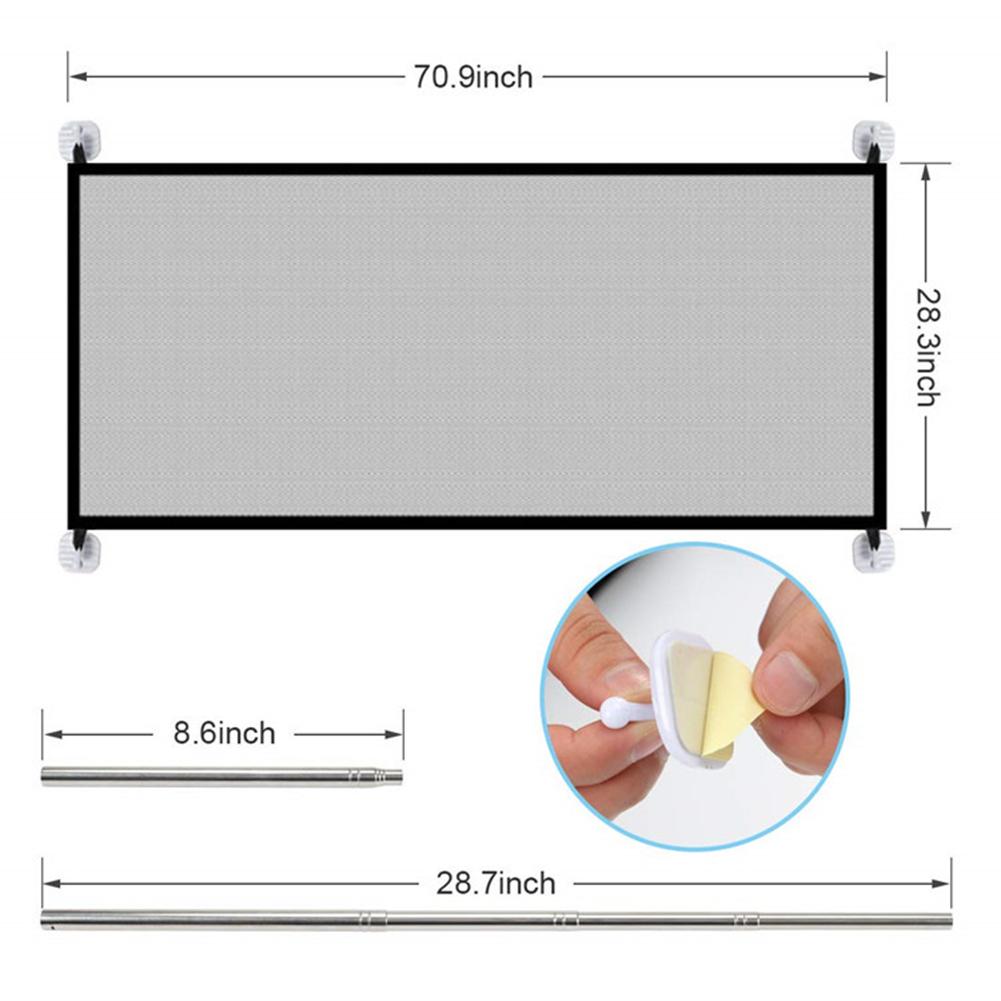 Pet Barrier/Fence Portable Folding Breathable Mesh Dog Gate