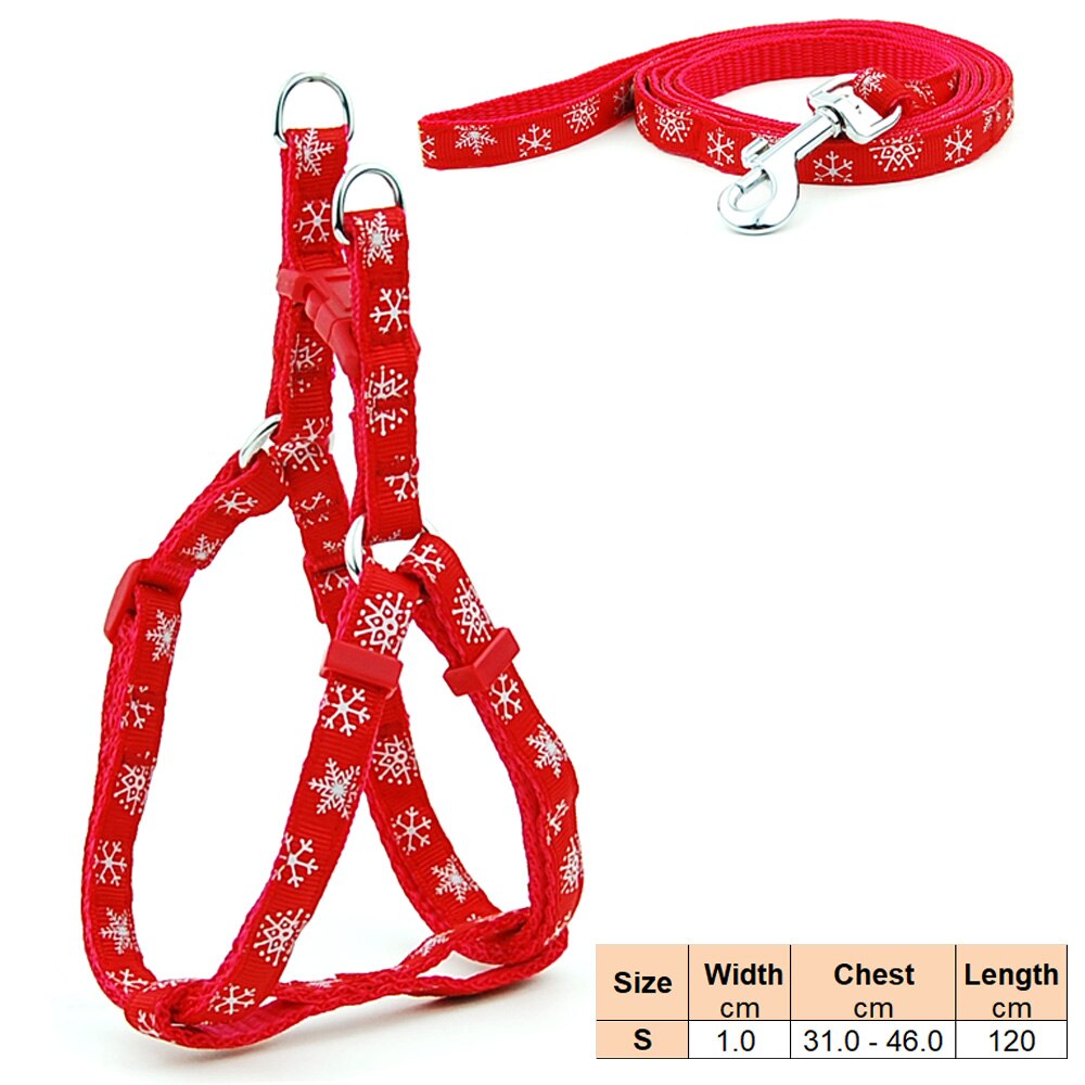 Dog Harness and Lead Adjustable Collar