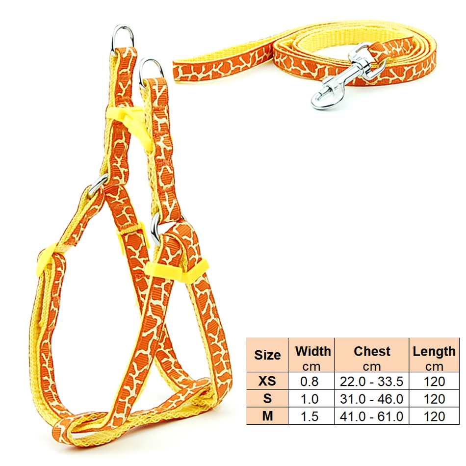 Small Dog Harness & Lead Adjustable