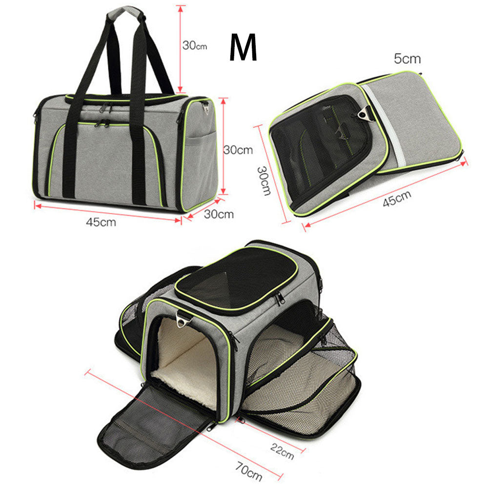 Portable Breathable Foldable Cat Carrier Bag Outgoing Outdoor Travel