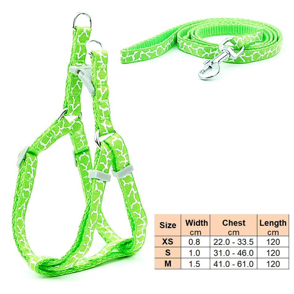 Small Dog Harness & Lead Adjustable