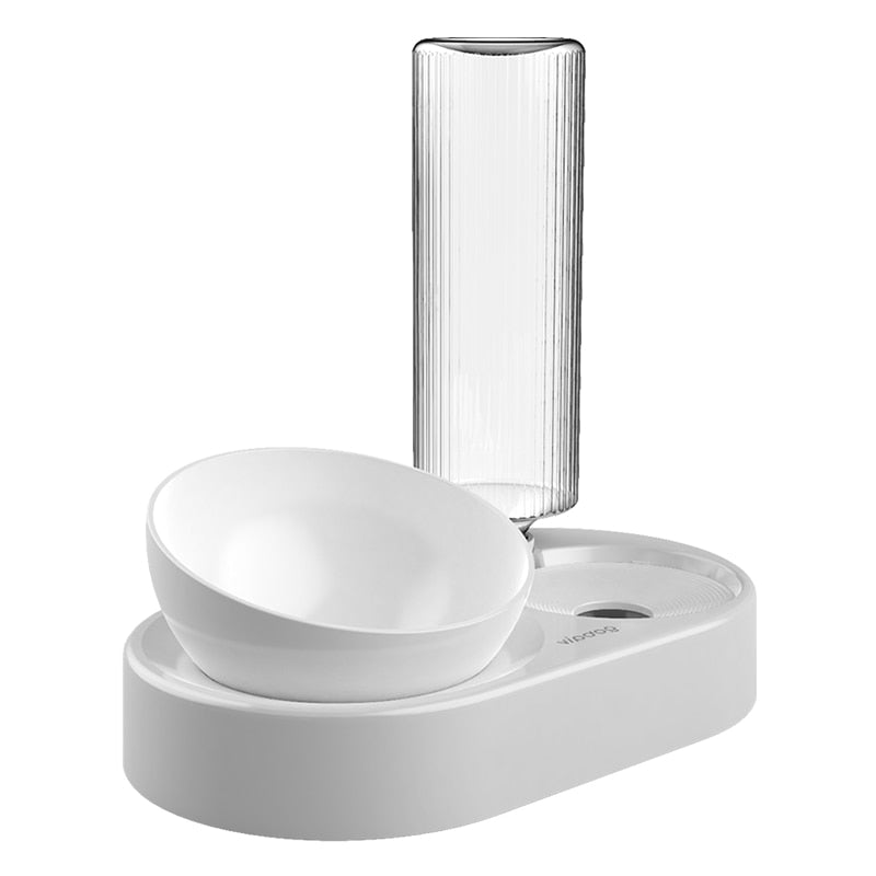 Double Cat/Dog Bowl With Raised Stand