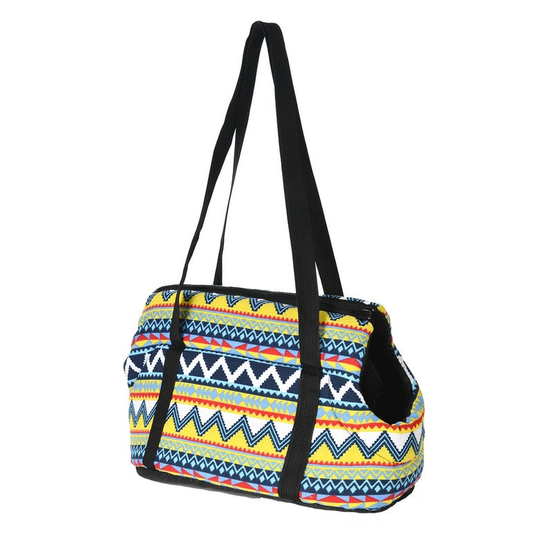 Pet Carrier For Small Dogs Cats Warm Fleece Bag for Outdoor Travel