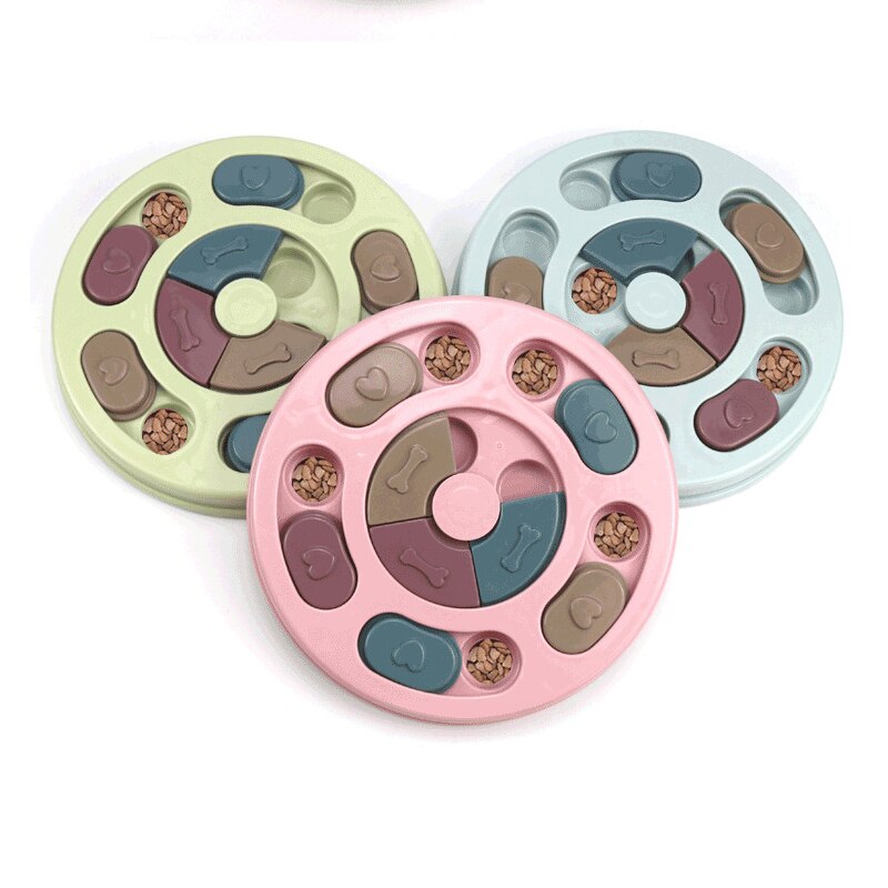 Dog Puzzle Toy Increase IQ Interactive Slow Food Dispenser