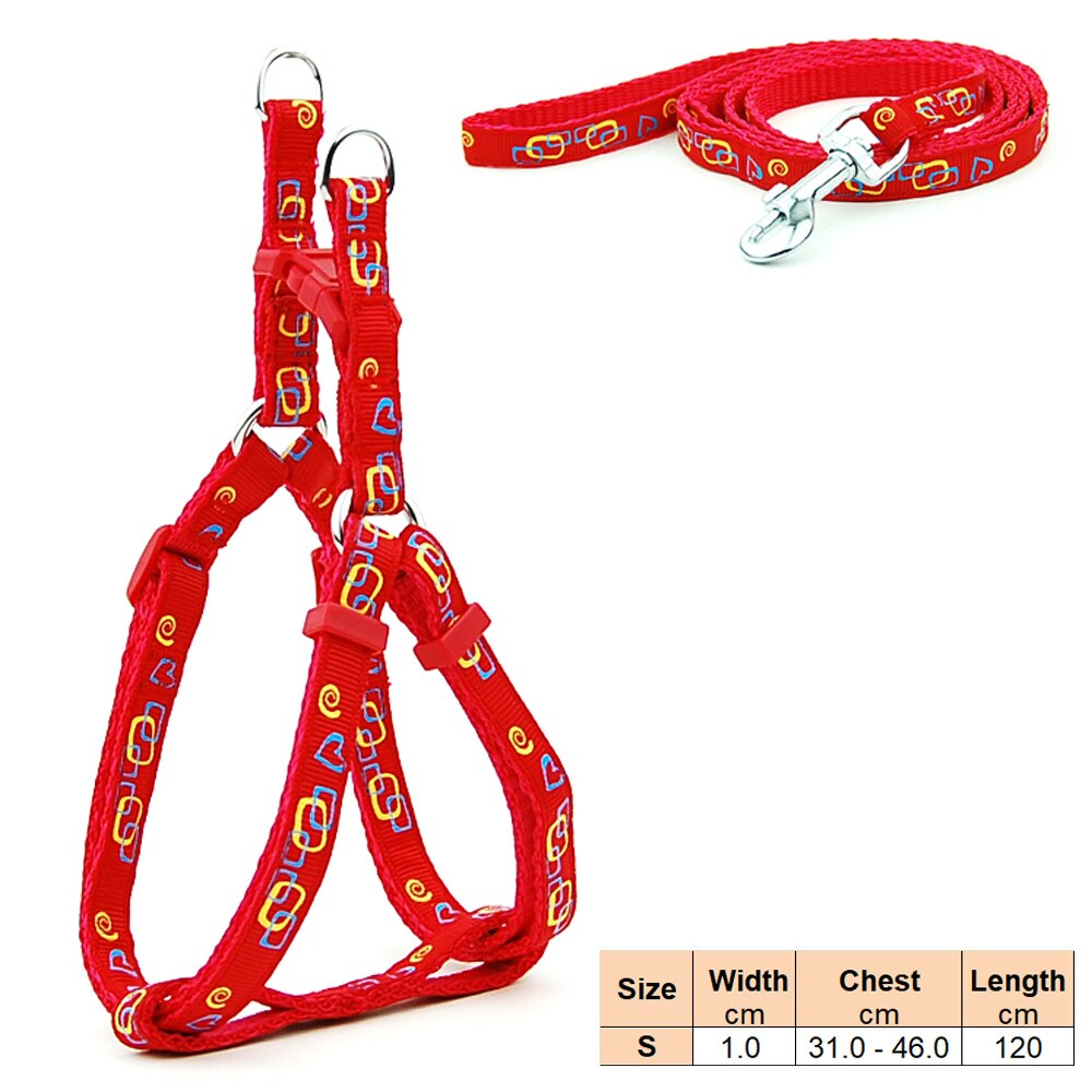 Dog Harness and Lead Adjustable Collar