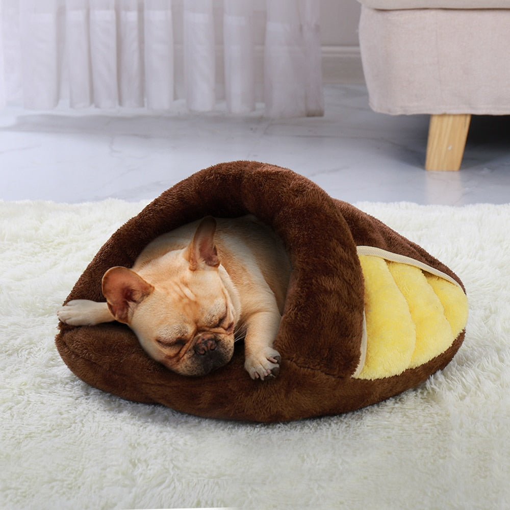 Warm Cat or Puppy Bed Cushion Cosy Basket