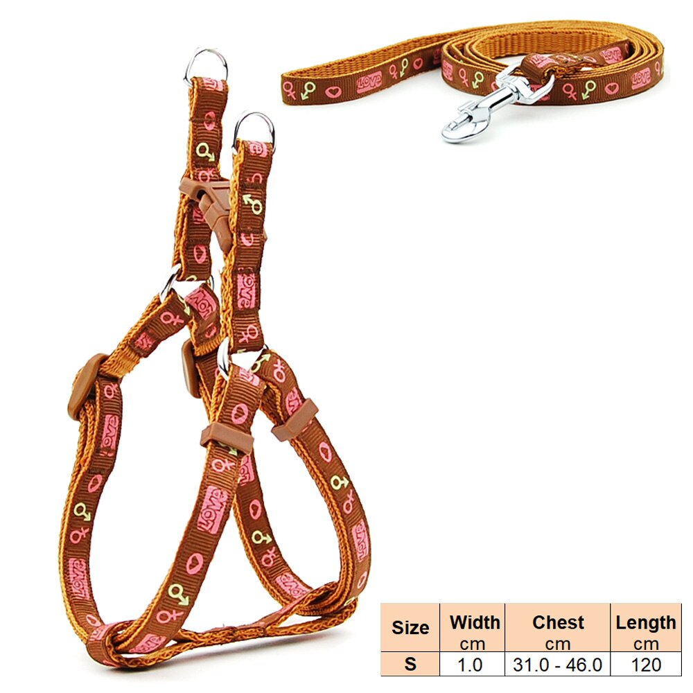 Dog Harness and Lead Adjustable Collar