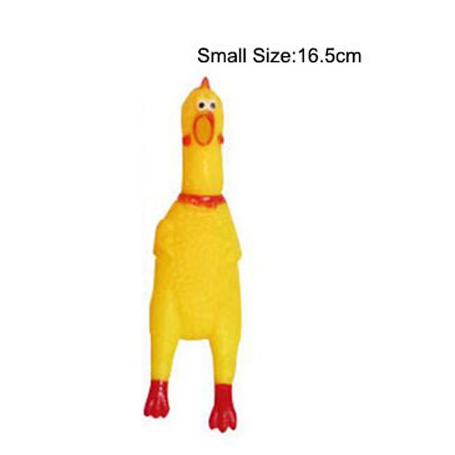 Screaming Chicken Squeeze Sound Toy Dog with Squeaker Chew