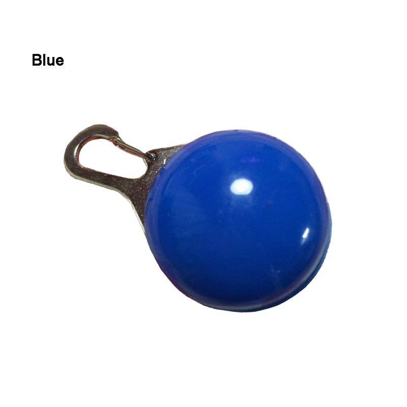 LED Flashlight For Dog/Cat Collar Glowing Pendant Night Safety