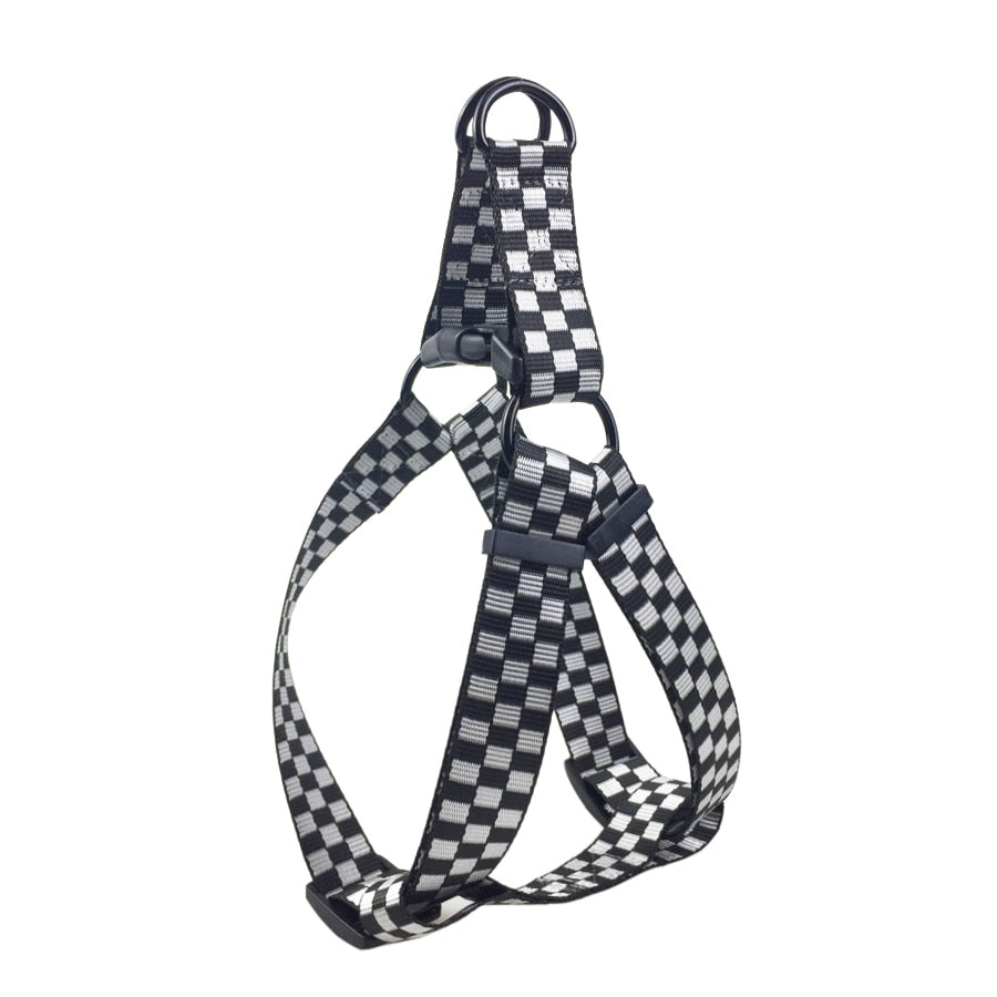No Pull Dog Harness Adjustable Basic Nylon Step in Puppy & Dog Vest