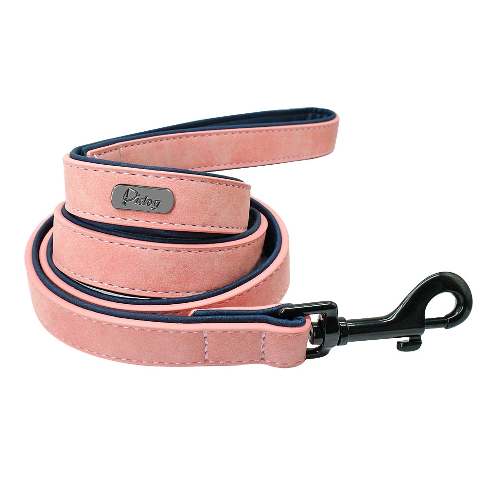 Dog Leather Lead in a Variety of Colours and sizes