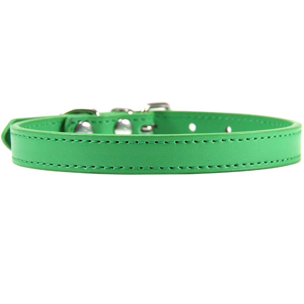 Colorful Leather Cat Collar Name Personalized