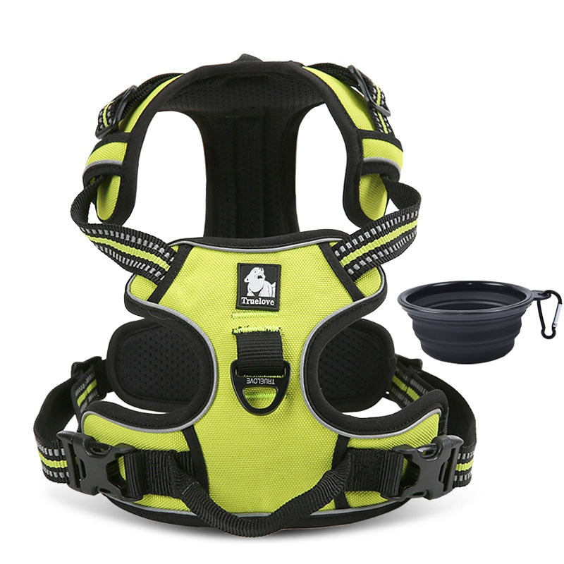 Truelove Dog Harness Durable Reflective Safety Lift Seat Belt Clip for Dog Travel